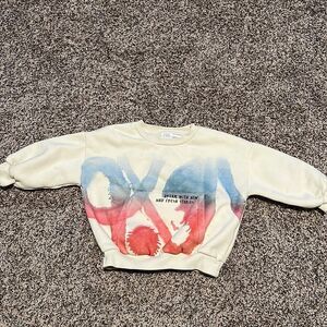 Zara toddler puffer sweater size 3T